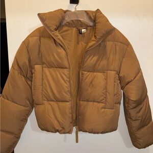 H&M Tan Puffer Jacket
